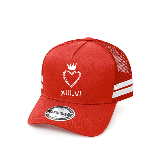 Chalk Heartcrown Trucker Cap - Red