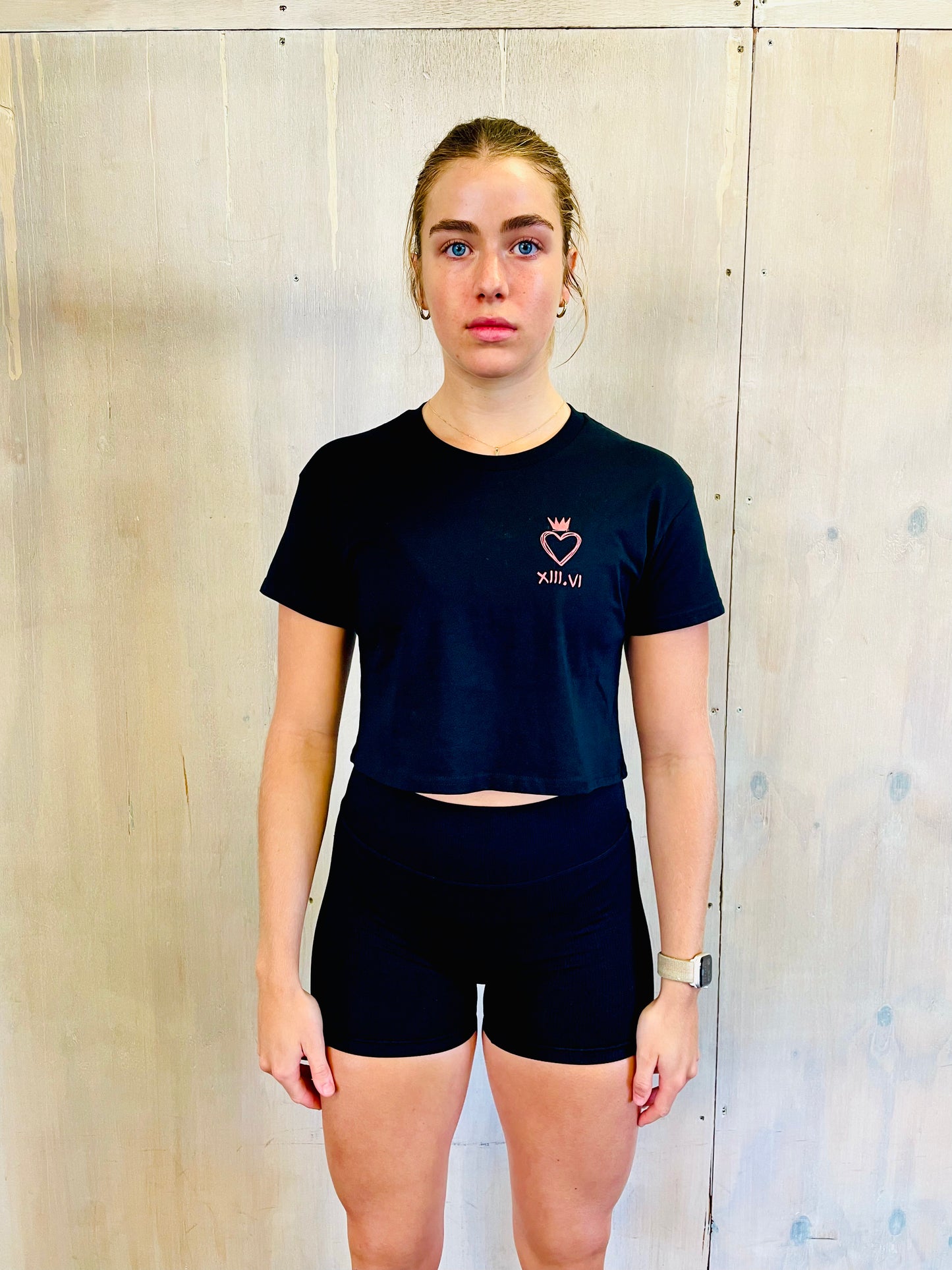 MF Foundation Crop Tee - Black