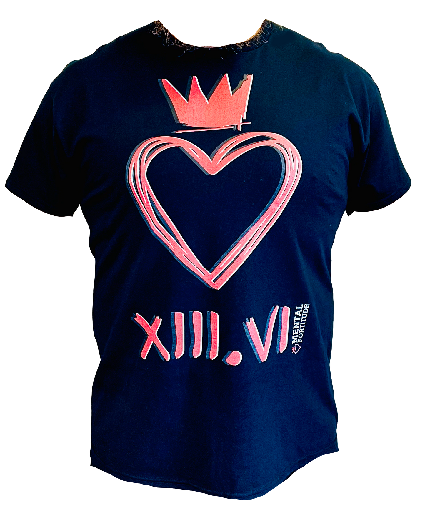 Layered Heartcrown Tee - Black