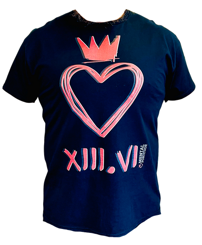 Layered Heartcrown Tee - Black