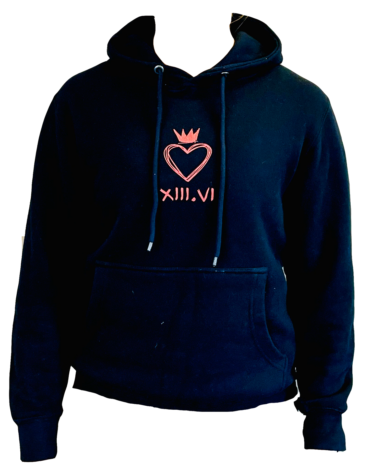 Mental Fortitude Cardinal Heartcrown Hoodie Black| Apparel Designed for Resilience, Strength, and Style